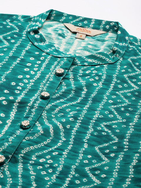 Anouk Bandhani Dyed Kurta - Image 2