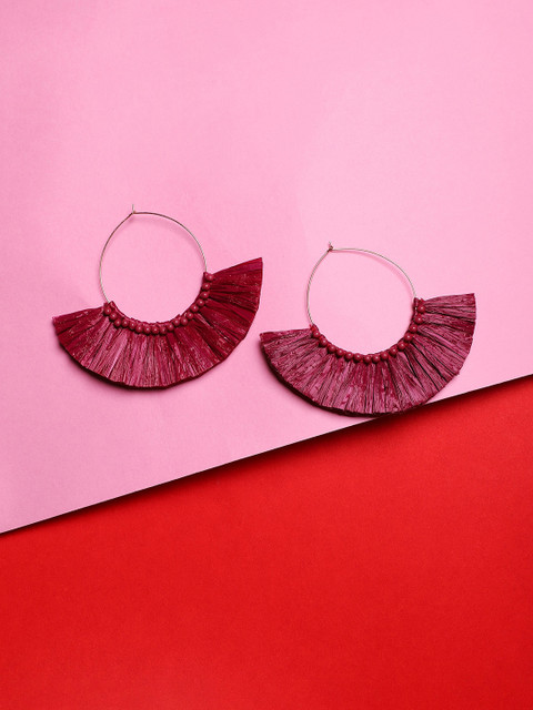 Sangria Gold Plated Hoop Earrings