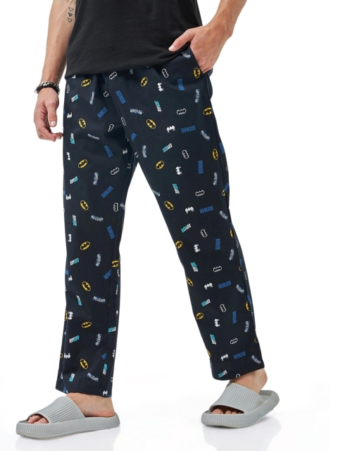 Bewakoof Men Printed Cotton Lounge Pants