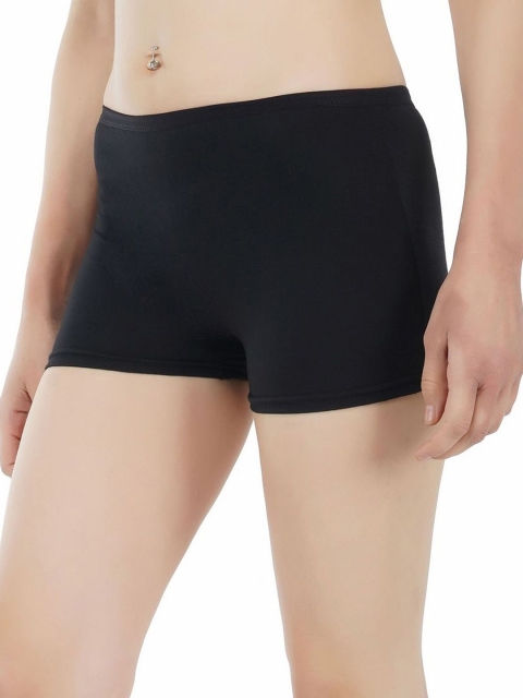 arLa APPAREL Women Pack Of 4 Seamless Pure-Cotton Boy Shorts - Image 3