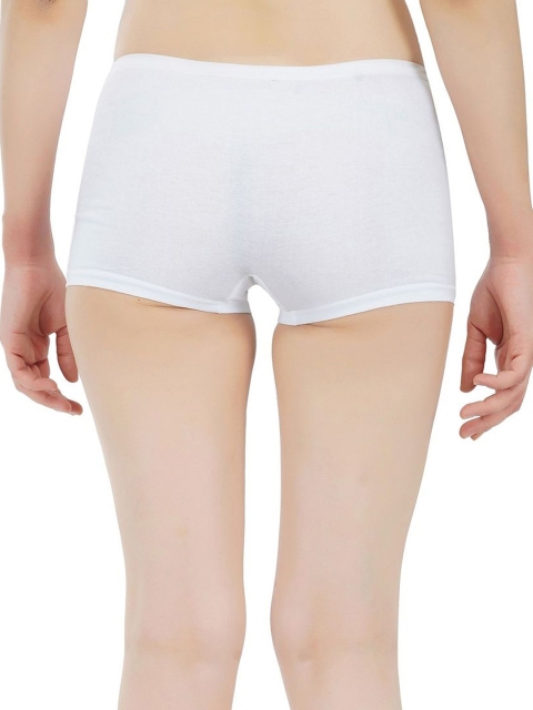 arLa APPAREL Women Pack Of 2 Seamless Pure-Cotton Boy Shorts - Image 4