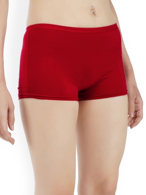 arLa APPAREL Women Pack Of 5 Seamless Pure Cotton Boy Shorts - Image 2