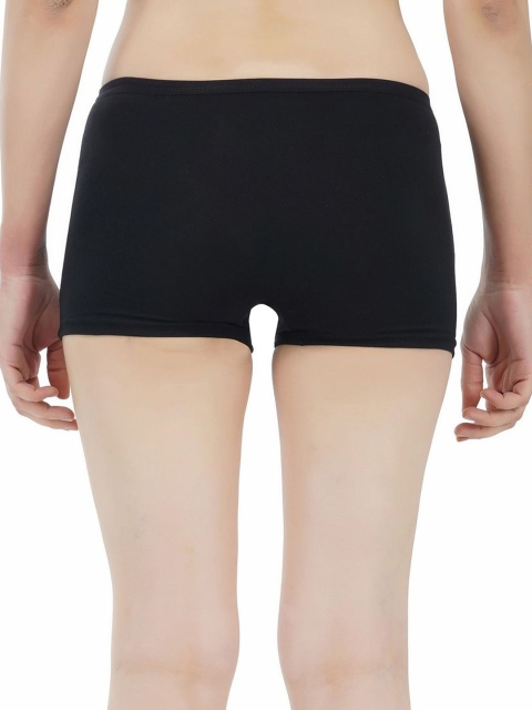 arLa APPAREL Pack Of 3 Boy Shorts (P3)_BoyShort-Black_Grey_Black - Image 4
