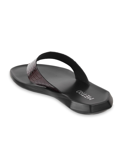 Metro Men Leather Comfort Sandals - Image 2