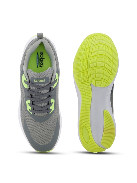 Koburg Men Textured Round Toe Running Shoes - Image 6