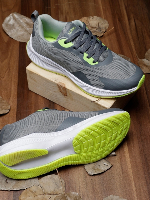 Koburg Men Textured Round Toe Running Shoes - Image 2