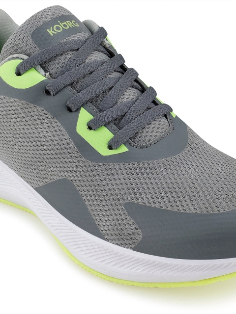 Koburg Men Textured Round Toe Running Shoes - Image 7