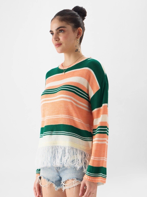The Souled Store Striped Pullover Sweater - Image 3