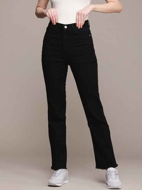The Roadster Life Co. Women High-Rise Straight Fit Stretchable Jeans