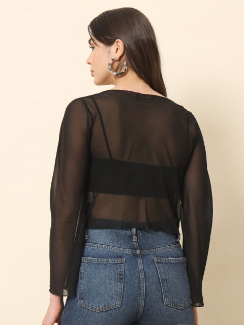 Trend Arrest Crop Tie-Up Shrug - Image 5