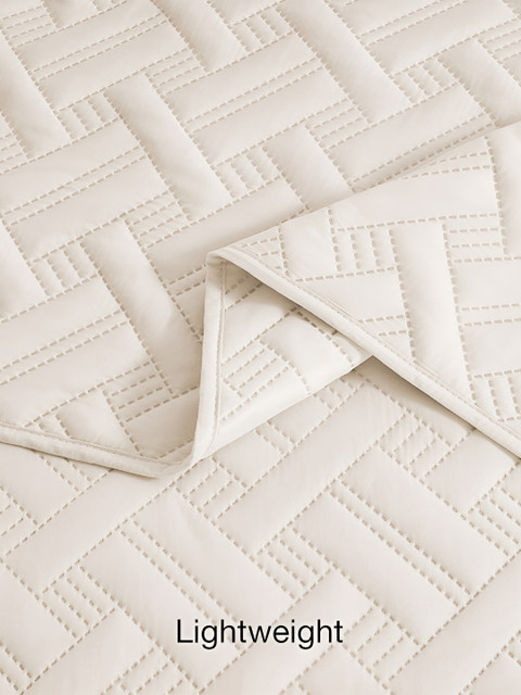 bsb home Cream Cotton Double King Superfine Bedding Set - Image 3