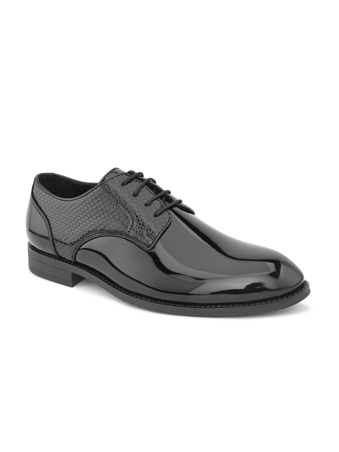 Anouk Men Textured Pointed Toe Formal Derbys - Image 2
