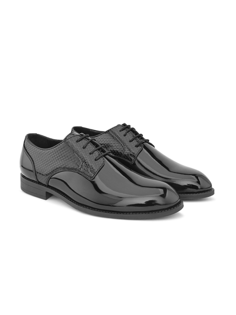 Anouk Men Textured Pointed Toe Formal Derbys - Image 7