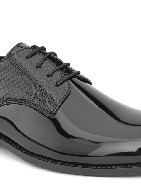 Anouk Men Textured Pointed Toe Formal Derbys - Image 6