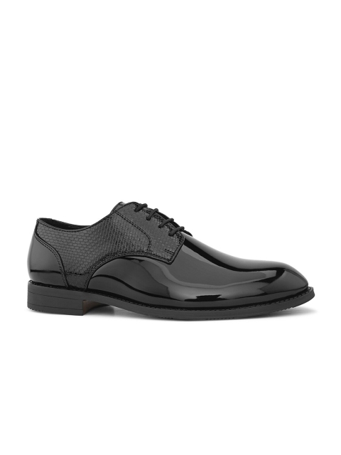 Anouk Men Textured Pointed Toe Formal Derbys - Image 4