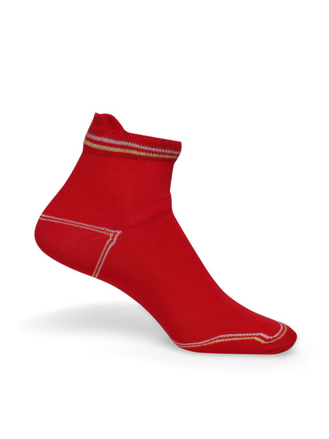 Feelings Women Pack of 5 Assorted Pure Cotton Ankle Length Socks - Image 3