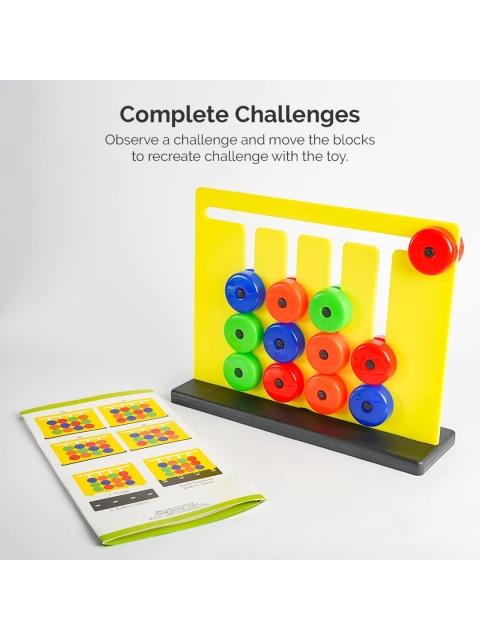 OPINA Kids Montessori Slide Puzzle Fun Brain Toy - Image 3