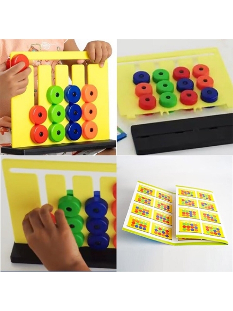 OPINA Kids Montessori Slide Puzzle Fun Brain Toy - Image 2