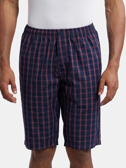 Jockey Combed Mercerized Cotton Woven Fabric Shorts with Side Pockets-9005