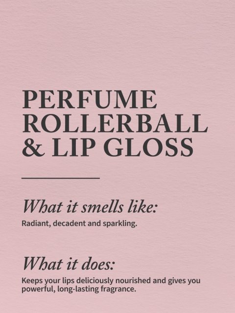 Bath & Body Works Luminous Eau De Parfum Rollerball & Lip Gloss Shade Duo - 4.7ml - Image 3