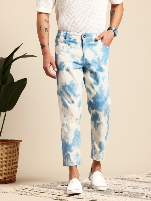 Mast & Harbour Men Carrot Fit Stretchable Jeans