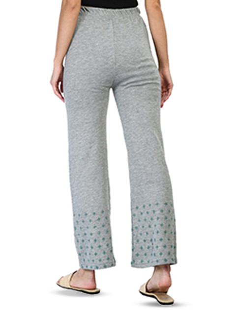 BAESD Geometric Printed Knitted Wool Palazzos - Image 3