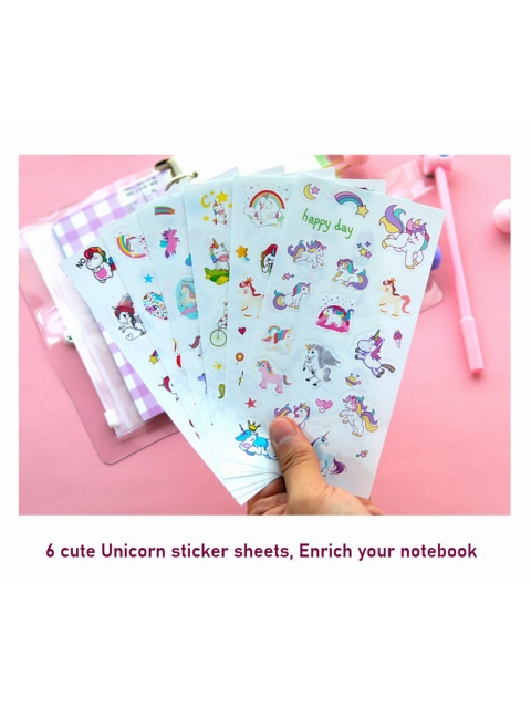 OPINA Kids 13 In 1 DIY Unicorn Diary Notebook - Image 6