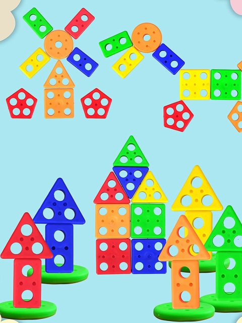 OPINA Kids Geometric Shape Sorter & Stacker Toy - Image 6