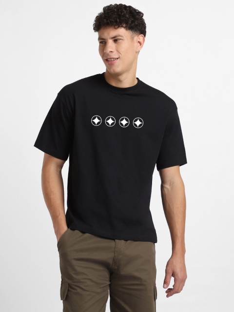 NOBERO Men Graphic Printed Oversized Cotton T-shirt - Image 2