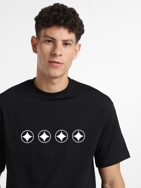NOBERO Men Graphic Printed Oversized Cotton T-shirt - Image 6