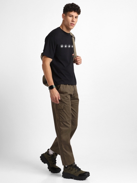 NOBERO Men Graphic Printed Oversized Cotton T-shirt - Image 5