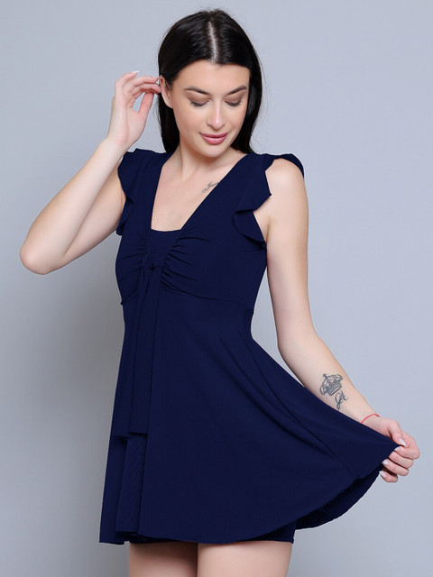 N-Gal Padded V-Neck Swim Dress - Image 4