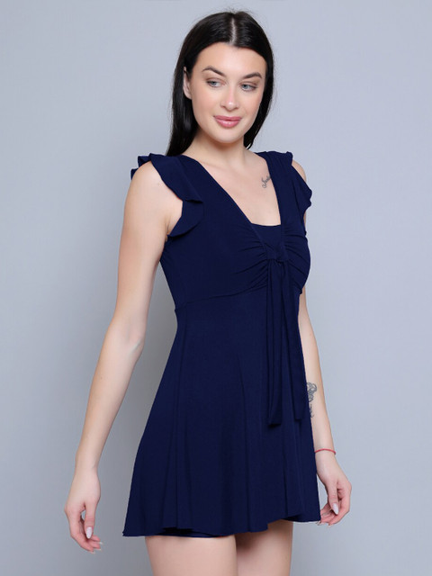 N-Gal Padded V-Neck Swim Dress - Image 3