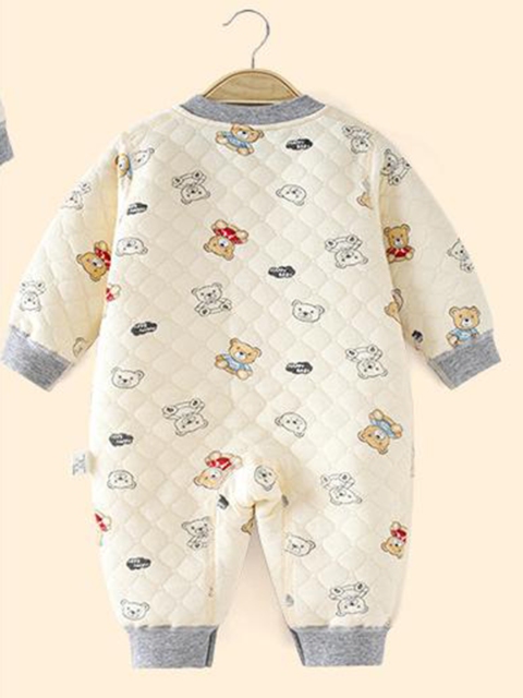 StyleCast Infant Boys Printed Cotton Rompers