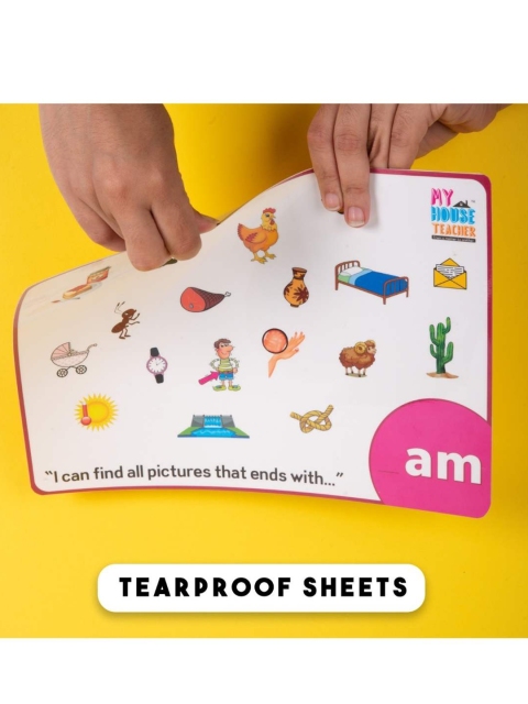 My House Teacher 18-Pcs Three Letter Words Reusable Ispy Mats - Image 7
