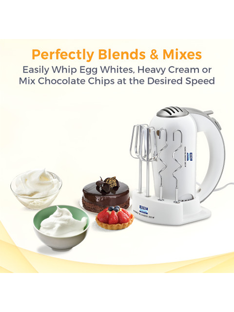 Kent White 300 W 5 Speed Control Hand Blender - Image 5