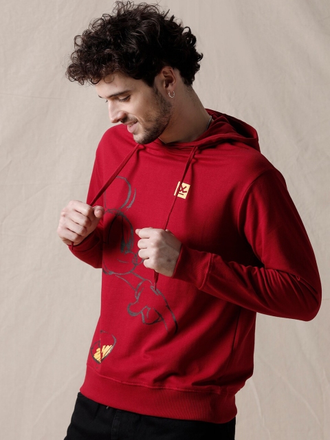 WROGN Printed Hooded Long Sleeves Pullover Sweatshirt - Image 3