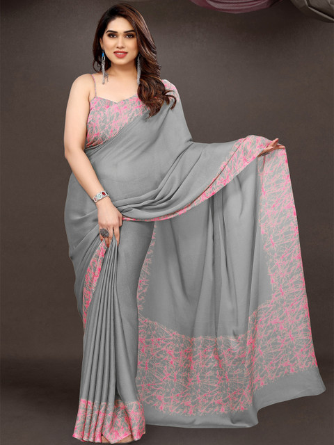 KALINI Printed Border Saree
