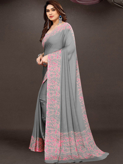 KALINI Printed Border Saree - Image 2