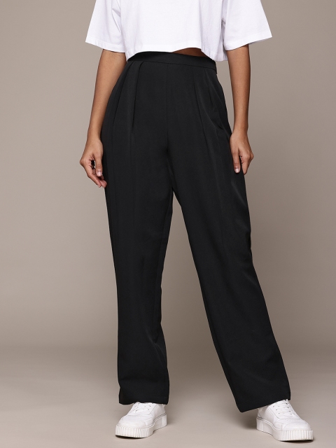The Roadster Lifestyle Co. Women Pleated Trousers