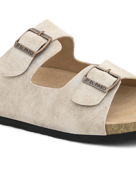 El Paso Men Comfort Sandals With Buckle - Image 7