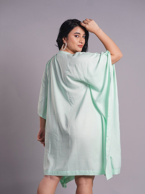 LetsDressUp Plus Size Floral Printed Kaftan Casual Dress - Image 4