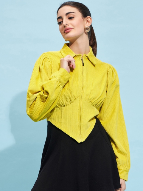 STREET 9 Striped Pure Cotton Tailored Jacket