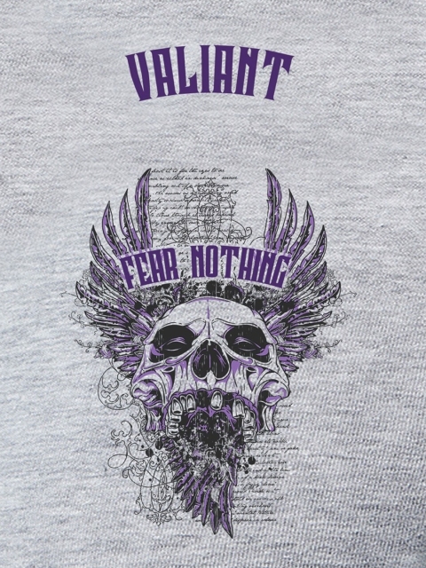 Bewakoof Men Fear Nothing Graphic Printed Hoodies - Image 6