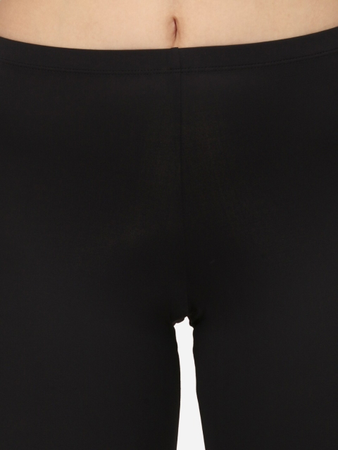 Soie Women Skinny Fit Mid Rise Cycling Sports Shorts - Image 5