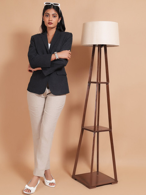 Talethread Notched Lapel Single Breasted Blazer - Image 5