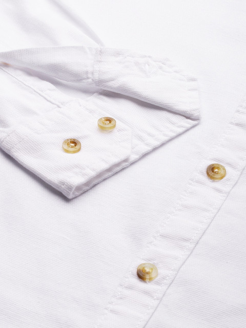 WROGN Slim Fit Solid Casual Shirt - Image 3