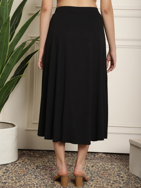 NEUDIS Ribbed Flared Midi Skirt - Image 4