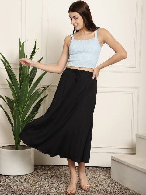 NEUDIS Ribbed Flared Midi Skirt - Image 5