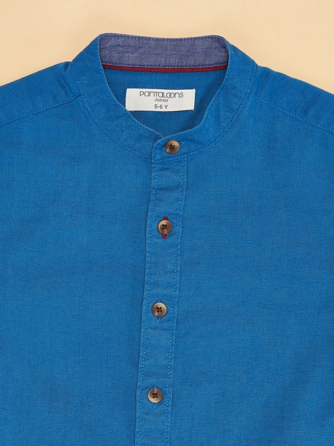 Pantaloons Junior Boys Spread Collar Casual Shirt - Image 4